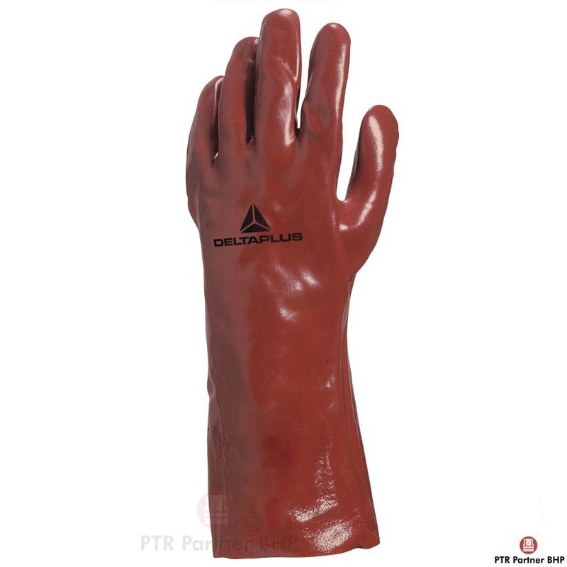 Rękawice robocze chemiczne PVC7335 PVC Delta Plus 1 Rękawice robocze chemiczne PVC7335 PVC Delta Plus