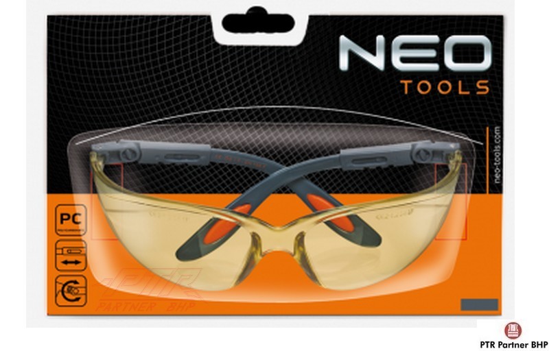 Okulary ochronne NEO TOOLS regulowane 2 Okulary ochronne NEO TOOLS regulowane