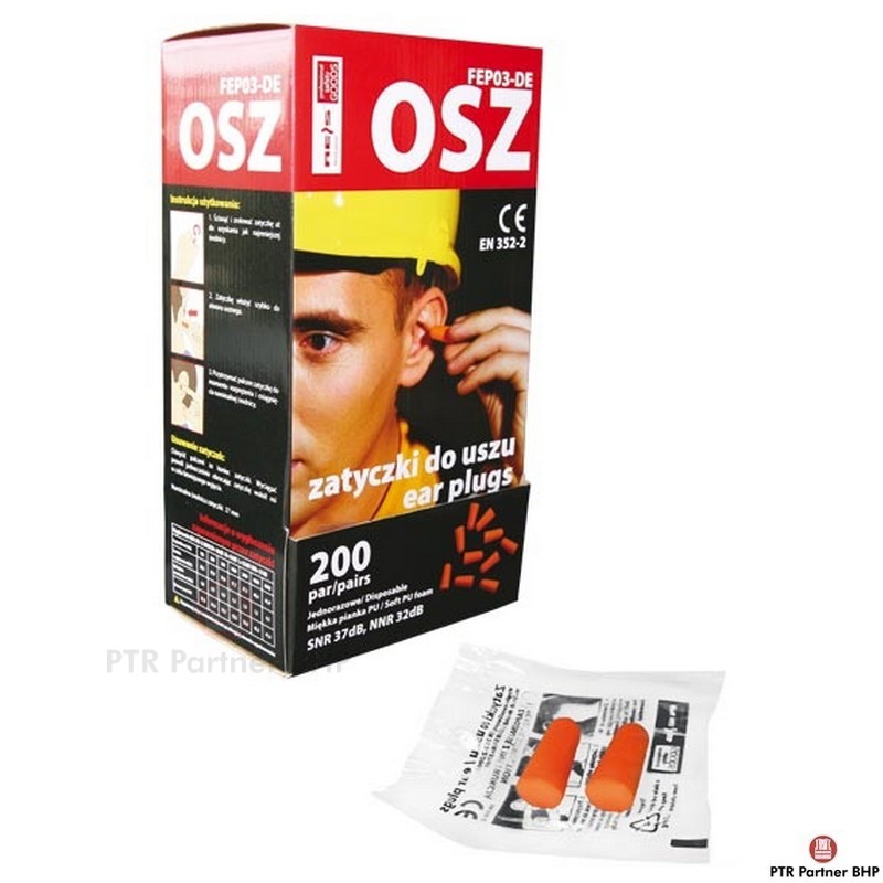 Stopery zatyczki do uszu OSZ 1 Stopery zatyczki do uszu OSZ